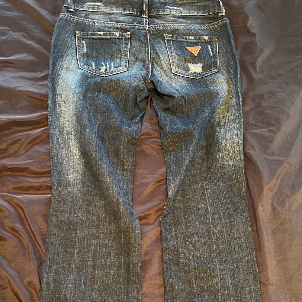 Guess Women's Dark Blue Flare Jeans